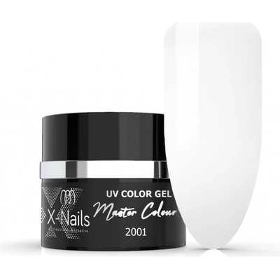 X Nails bezvýpotkový UV/LED gel Master Line FROST WHITE 5 ml