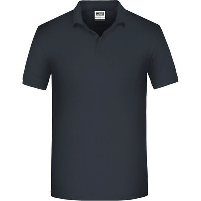 James & Nicholson polokošile JN 874 bio bavlna krátký rukáv pánská Carbon