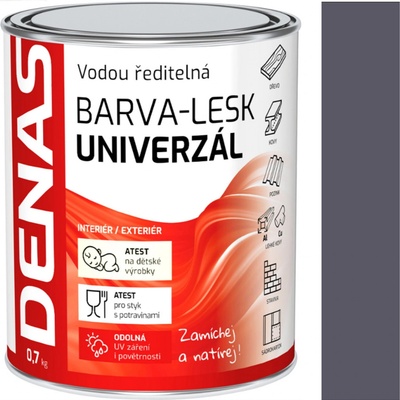 Denas Univerzál lesk 0,7 kg šedá – Zboží Mobilmania