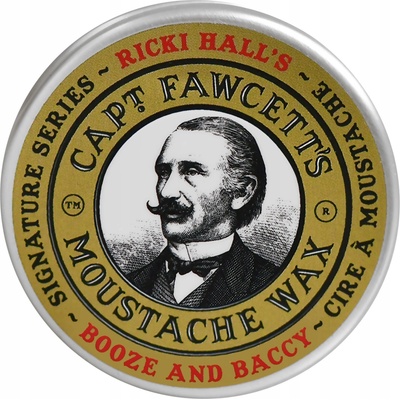 Captain Fawcett Ricki Hall's Booze & Baccy vosk na knír 15 ml – Sleviste.cz