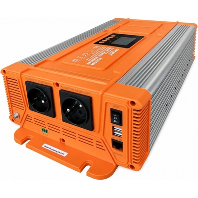 Carspa PX3000-24, 24V/230V+USB 3000W čistá sinusovka