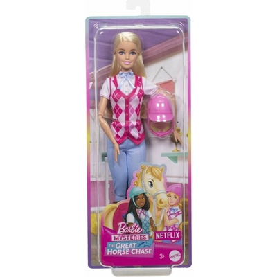 Barbie Кукла Barbie Mysteries The Great Horse Chase - Ездачка, Malibu (HXJ38)