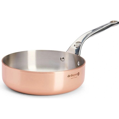 de Buyer Pánev na soté INOCUIVRE 20 cm s nerezovou rukojetí měď