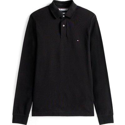 Tommy Hilfiger Блуза с яка Tommy Hilfiger 1985 Long Sleeve Polo Shirt - Black BDS