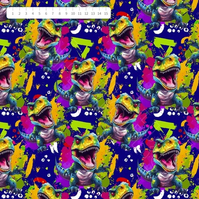 Softshell barevný T-rex by MIMI