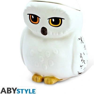 ABYstyle Hrnek Harry Potter 3D Hedvika s pokličkou 450 ml