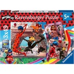 Ravensburger Детски пъзел Ravensburger от 3 x 49 части - Калинката и котарака (5189) - baby