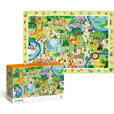TM Toys s hledáním obrázků ZOO 80 dílků