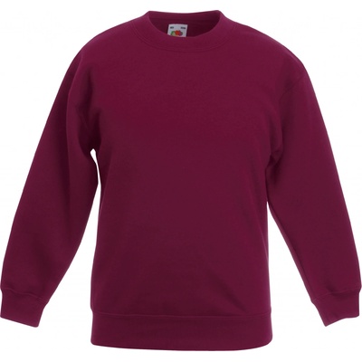 Fruit of the Loom dětská mikina F.O.L. Classic Kids Set-In Sweat fuchsiová