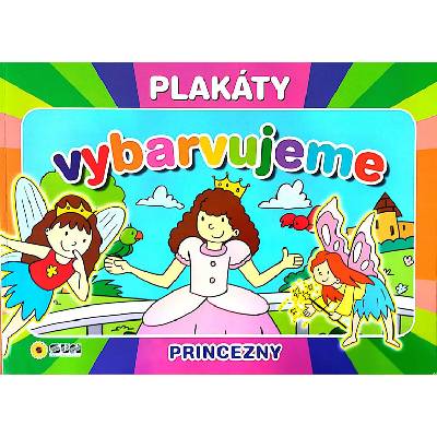 Princezny - Vybarvujeme XL plakáty