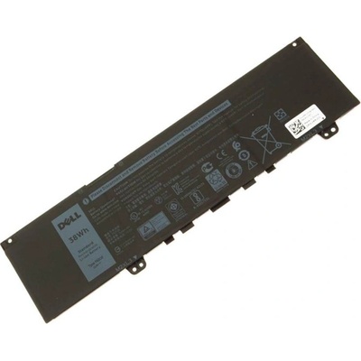 Батерия (оригинална) за лаптоп Dell Inspiron 13/Vostro 13, съвместима с 5370/7373/7380/5370, 11.4V, 38Wh (F62G0)