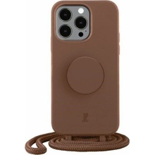 Just Elegance JE PopGrip Case iPhone 14 Pro Max cukr hnědé