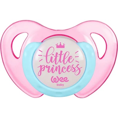 Wee Baby Залъгалка Wee Baby - Пеперуда, 6-18 месеца, розова (173)