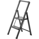 DRABEST Сгъваема стълба-степенка drabest slim с 2 стъпала и парапет (dr-st-slim-2-por-cz)