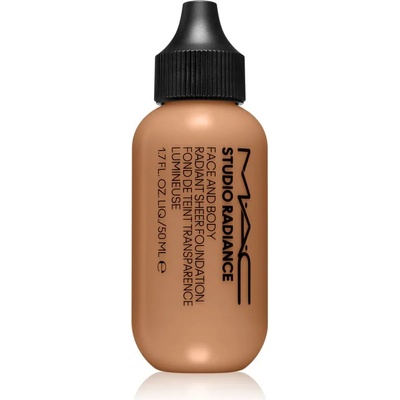 MAC Cosmetics Studio Radiance Face and Body Radiant Sheer Foundation лек фон дьо тен за лице и тяло цвят C4 50ml