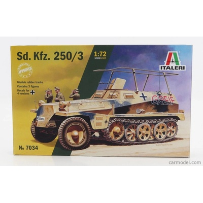 Italeri VTZ Tank Sd. Kfz. 250/3 Polopásový Cingolato Military 1942 1:72 /