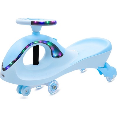 Baby Mix Gravitační odrážedlo pro děti s LED G-Force baby blue - Růžová