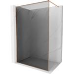 Mexen Kioto-XF душ-преграда Walk-in с рама 140 x 202 cm, графит 10 mm, четкана мед - 800-140-104-65-40-X (800-140-104-65-40-X)