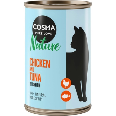 Cosma Nature kuracie prsia a tuniak 6 x 140 g