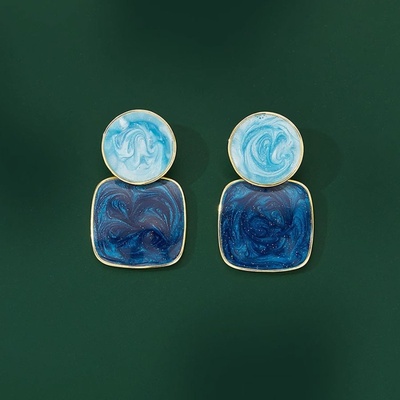 JAY Smaltové náušnice Antonella JAY-0019-922593 Modrá