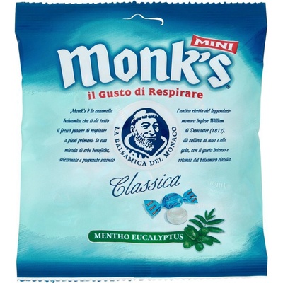 Monk'S Mini Cukríky Eukalyptus 80 g