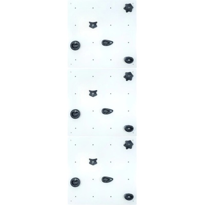 Duvlan lezecká stena 213x71 cm Set white