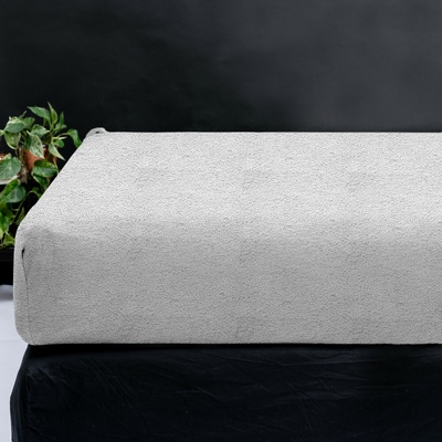 Sleeptime Šedé mikroplyšové prestieradlo 90x200