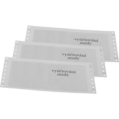 TP 250 x6" 1+2 (1000) NCR BP mzdová obálka