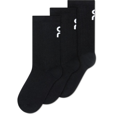 On Детски спортни чорапи On Kid's Logo Sock High 3-Pack Sports socks - Black - размер 33-35 (EU) (207-1225-0113)