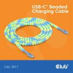 Club 3D Кабел Club 3D - CAC-3011 (USB-C, PD 240W, 20Gbps, 4K60Hz, син, M/M, 2 m) (CAC-3011)