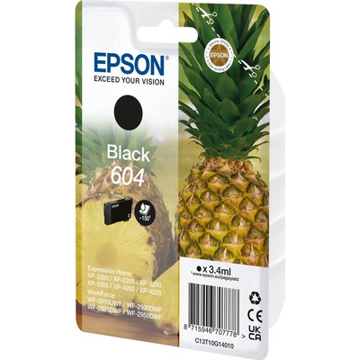 Epson 604 черна мастилена касета 3, 4 мл (C13T10G14020)