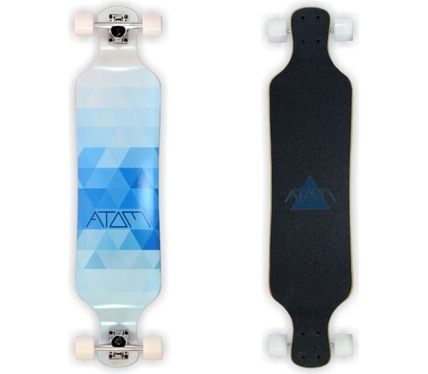 Atom Drop Deck Blue Triangles 39