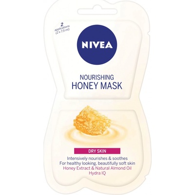Nivea Visage výživná medová maska 2x7,5 ml