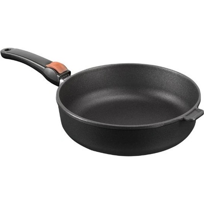 Titanová hluboká pánev 28 cm i na indukci, odnímatelné držadlo SKK