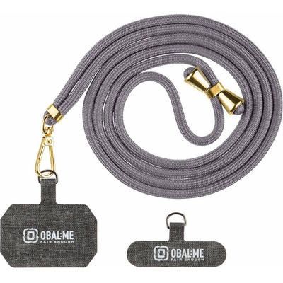 OBAL:ME NeckTag Allure Popruh na Telefon Dark grey – Zboží Mobilmania