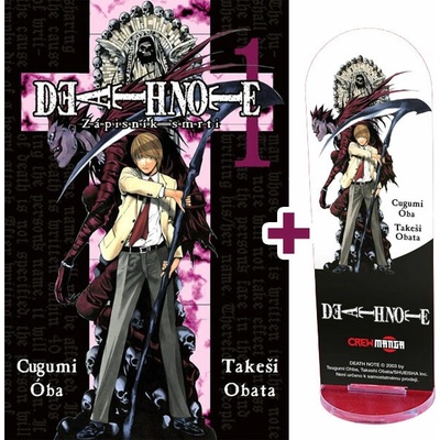 CREW Death Note Zápisník smrti 01 + dárek zarážka do knihovny