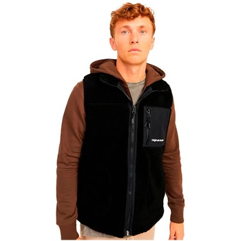 Jack & jones Потник Jack & jones 12260453 Teddy vest - Black (Black)