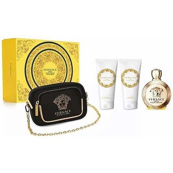 Versace Eros за жени комплект EDP 100 ml + BL 100 ml + SG 100 ml + несесер