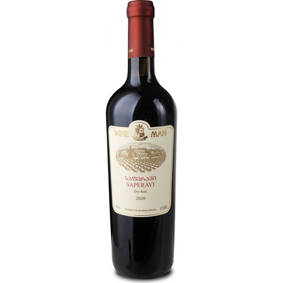 Wine Man LTD Saperavi Suché červené 12% 0,75 l (holá láhev)