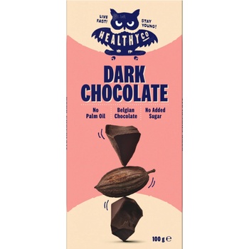 HealthyCo Dark chocolate horká čokoláda bez pridaného cukru 100 g