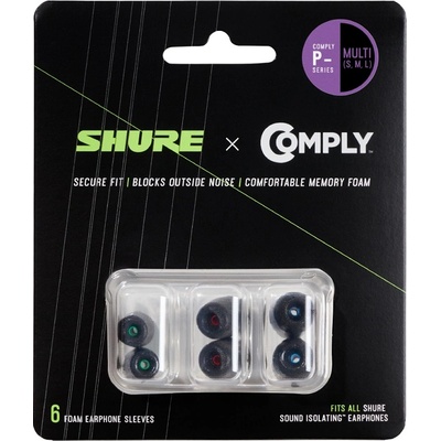 Shure Резервни тапички слушалки in-ear серия SE и AONIC, комплект размери S, M, L SHURE EACYPF-6KIT