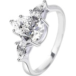 Silenti Jewelry Сребърен пръстен "Ексклузивност" - 8 - 57мм (18.1мм диам. )