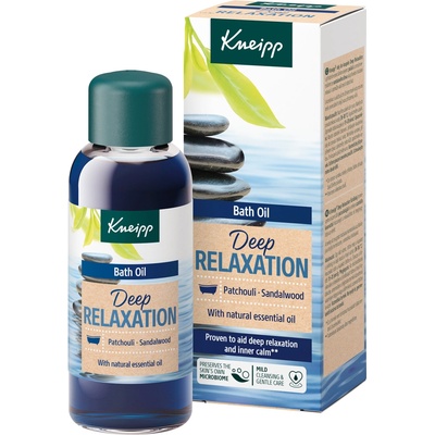 Kneipp Deep Relaxation Patchouli & Sandalwood olej do kúpeľa 100 ml