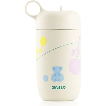 EQUA Kids неръждаема бутилка за вода за деца Bounce Yard 400ml
