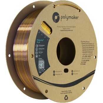 Polymaker PolyLite Dual Silk PLA Sovereign Gold-Purple - 1, 75 mm / 1000 g (PA03029)