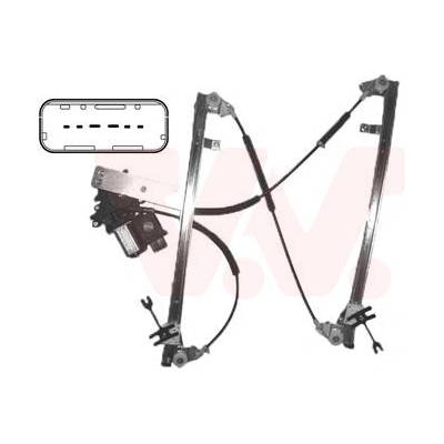 Mechanizmus zdvíhania okna VAN WEZEL 0957265