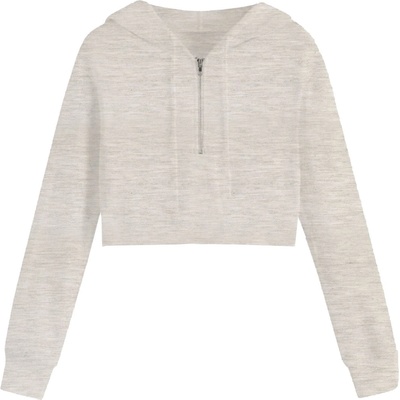 Miso Суичър Miso Women's Cropped Hoodie - Oatmeal
