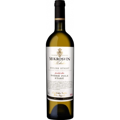 Mikrosvín Mikulov Ryzlink rýnský Dobré Pole Staré 2022 12,7% 0,75 l (holá láhev)