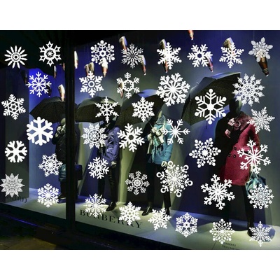 Verk Vianočné nálepky na okno vločky