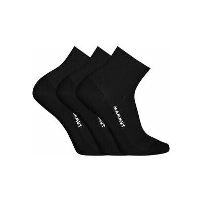 Mammut EVERYDAY QUARTER SOCKS 3 PACK čierna
